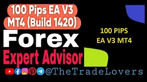 100 Pips EA v3 MT4 No DLL (Platform Build 1420) | Forex Robot | MT4 Expert Advisor