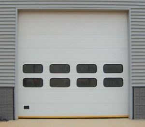 [Hot Item] Loading Bay Exterior Safety Overhead Steel Insulated Industrial Security Roll up Vertical Lifting Automatic Lift Sectional Garage Door