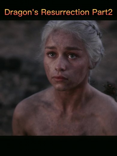 Daenerys Walking out of Fire with Dragons: Dragon Birth Scene