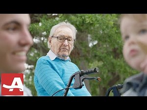 107-Year-Old Man Celebrates Father's Day