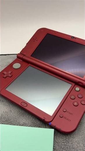 STUNNING! Metallic Red New 3DS LL with DUAL IPS Screens ❤️🎮 by SUGURU456 #Shorts