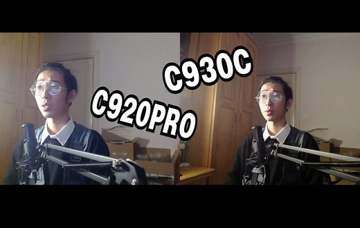 罗技C920pro和C930c直观对比