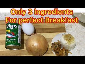 Sardines with egg // only 3 ingredients for a perfect Breakfast // Quick and Easy Breakfast