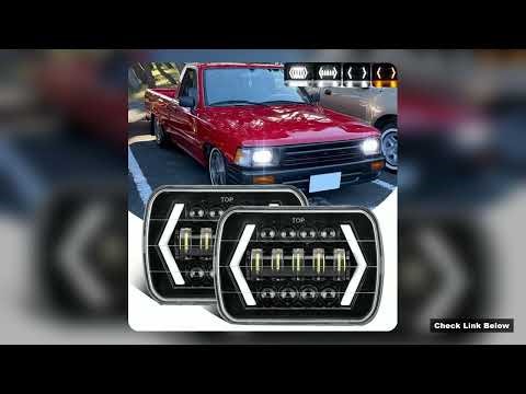 Best For jeep Jeep Wrangler headlights 7 square lights Harley led headlights 5x7 arrow headlights