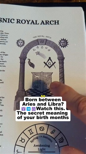 Ethereal university on Instagram: "Are you a "Light" sign or a "Dark" sign? 👇 If you were born between Aries and Libra, you represent the "Light" of the year—but in Masonic symbolism, that means you have a responsibility to pull others out of the "Coffin" of unconsciousness. The world is full of hidden messages. Once you see them, you can’t unsee them. 🔓 Want the master key to decoding reality? My Book of Symbolism reveals the hidden language used by secret societies for centuries. 🚨 FLASH SA