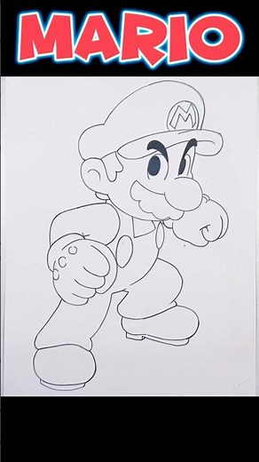 Mario Drawing SPEEDRUN! 🍄⚡