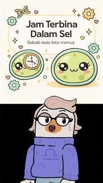 Kenapa Kita Menua? Jam Biologi Dalam Sel Manusia #science #animation#education