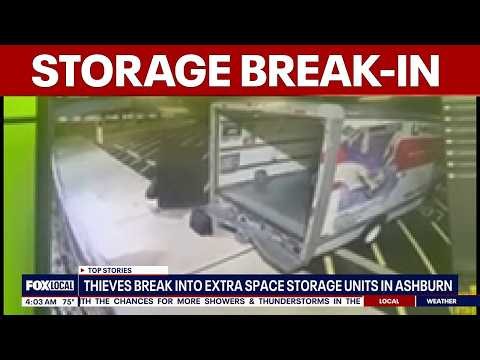 Thieves break into Extra Space Storage units in Ashburn: police | FOX 5 AT 4AM