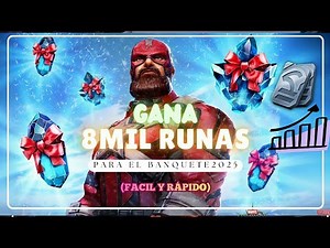 Como Conseguir +8 Mil Runas Free To Play para el Evento del Banquete 2025 | J € D | MCOC
