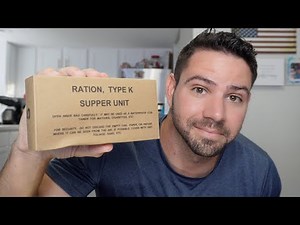 WW2 K-Ration Supper Reproduction!