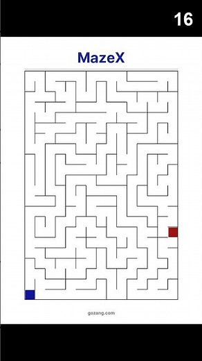 Free Printable Maze for Kids #15 | Beginner Maze Puzzle #Shorts