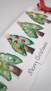 464K views · 6.7K reactions | How paint Watercolor Christmas Bookmark...