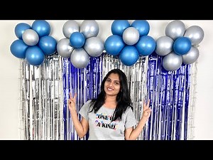 Very Easy Step-by-step Floral Shape Balloon Decoration | How to make 5 Balloons Decoration