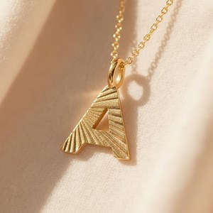 Initial Necklace • Letter Necklace • Personalized Alphabet Pendant • Waterproof Stainless Steel • Necklace for Her • Custom Jewelry Gift - Etsy