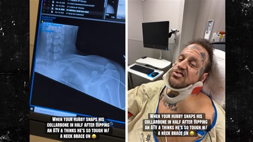 Bunnie XO posts Jelly Roll in Hospital After ATV Crash Days Before Grammy Awards