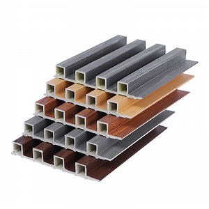 [Hot Item] WPC Nature Wood Grain Texture Film Indoor Fireproof PVC Wall Cladding Panel