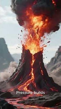 The Birth of a Volcano— Millions of Years in 1 Minute.