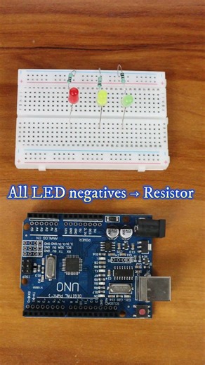 Traffic light system using Arduino 🚦#arduino #diy #reels #shorts #trending #viral #funny #comedy