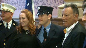 Sam Springsteen, Bruce Springsteen's son, sworn in as Jersey City firefighter