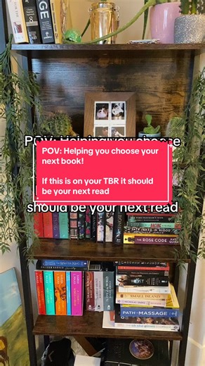 POV: Helping you choose your next book! If this is on your TBR it should be your next read #tbrlist #BookRecommendations #BookTok #booktokfyp #bookish