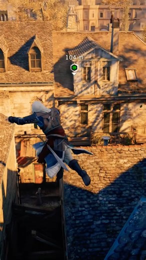 AC Unity parkour still unmatched 🔥 #AssassinsCreedUnity #ACUnity #Parkour #GamingShorts #cinematic