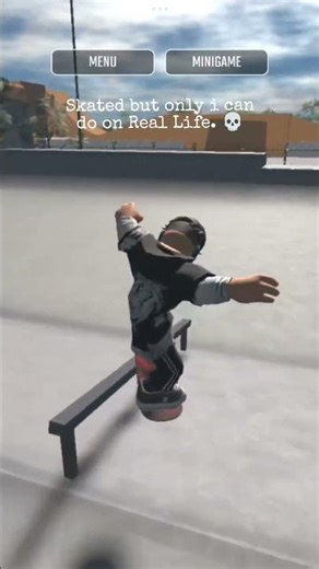 Playing Skated on Roblox But only i can do on real life 💀.