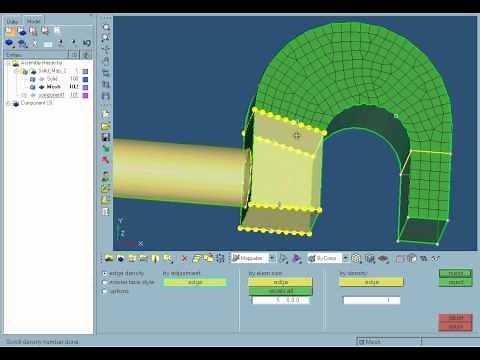 Multiple Solids Meshing with Hypermesh