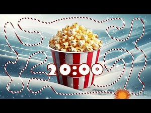 20 Minute Christmas themed Popcorn 🍿 bomb 💣 timer