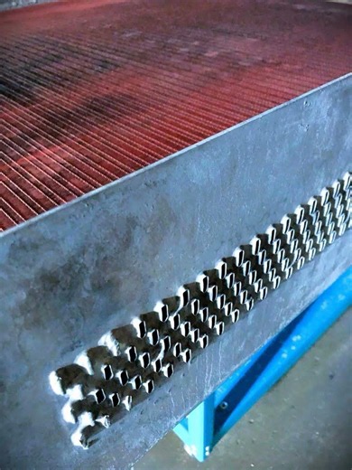 Industrial Radiator Core Manfacture 39" x 75" 5 Row #radiatormanufacturing #industrialradiator
