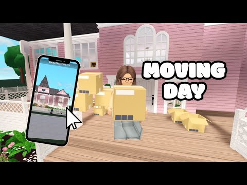 MOVING IN TO MY DREAM HOUSE * Packing up * BLOXBURG roleplay