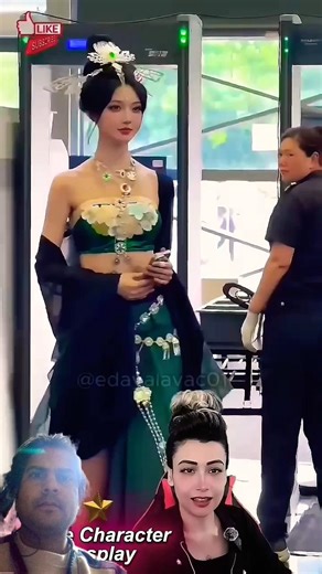 🔥 Two Gorgeous Cosplayers Turn the Streets into a Street Style Runway! #streetstyle #cosplay