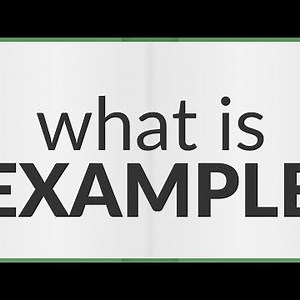 Example | meaning of Example