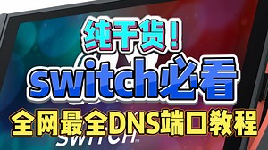 超实用！switch提速隐藏小技巧！手把手教你配置switchDNS端口 switch下载提速/switch联机延迟高