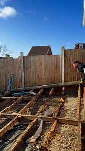 Easiest existing decking removal! Completely rotten and on soil with no supports! We will be putting a new frame and deck in on this project. #garden #fyp #fypシ #landscaping #landscaper #gardenlove #decking | JBH landscapes
