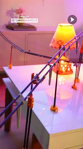 1K views | Watch this marble run turn the whole house into a glowing masterpiece! ✨ #MarbleRunMagic #HomeGlow #SatisfyingSetup | Awesome Videos | Facebook