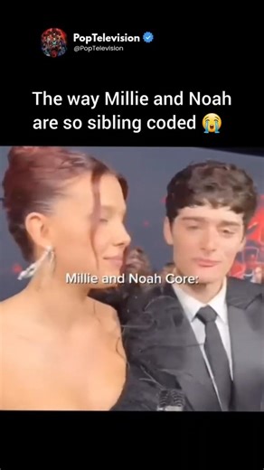 The way Millie and Noah are sibling..|MillieBobbyBrown|Strangerthings5|#strangerthings #edit #shorts