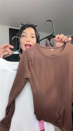 3 Pack Womens Long Sleeve Shirts Crew Neck Basic Stretchy Fitted Y2K Tops Going Out Fashion Slim Fit Clothes#paratiiiiiiiiiiiiiiiiiiiiiiiiiiiiiii #eliza_guzman_1