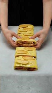 Dessert en 5 minutes ! Juste de la pâte feuilletée et des pommes
