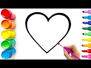 How to Draw a Vibrant Heart | Easy Step-by-Step Tutorial