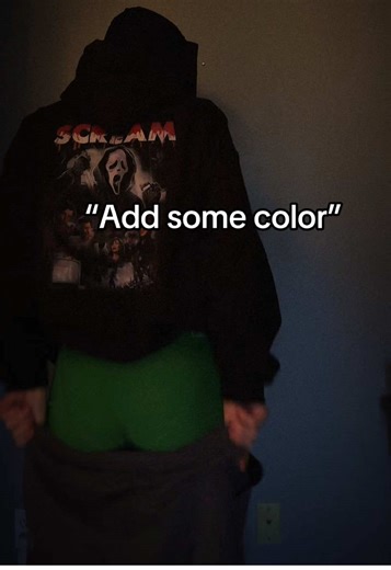 I alway have some color somehwere 😪 #ghostface #scream #trend #ghostfacecosplay #fyp