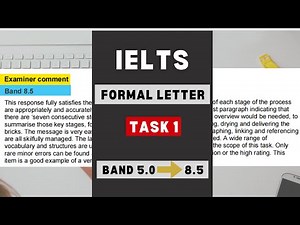 IELTS WRITING TASK 1 - FORMAL LETTER (GT )