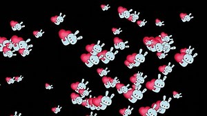 Black Background Little Rabbits Computer Animation: vídeo stock (100% livre de direitos) 34723477 | Shutterstock
