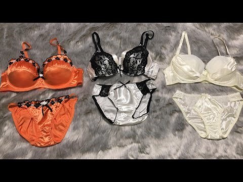 MY JAPANESE PUSH-UP BRA AND PANTY SET | Lingerie Collection | Glossy and Silky