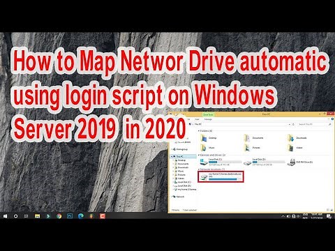How To Map Network Drives Using Logon Script in Windows Server 2019