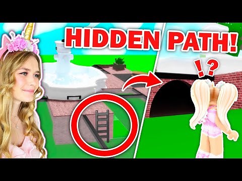 *NEW SECRET* HIDDEN Pathway Under Brookhaven's Fountain! (Roblox)