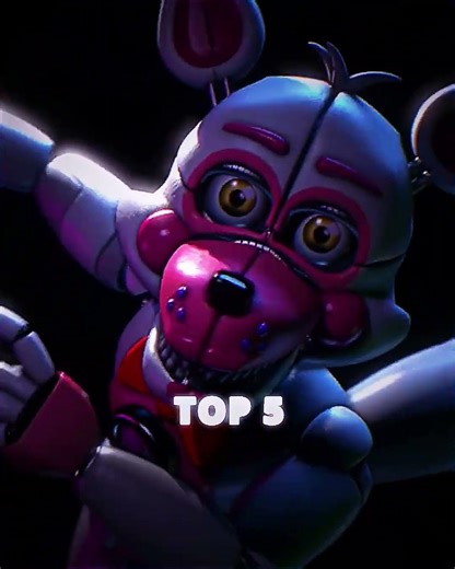My top 5 most favorite Fnaf characters #foryou #fivenightsatfreddy #edit #fyp #viral #trending