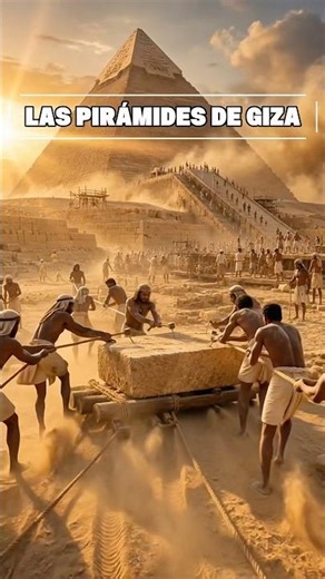 Construcción de las pirámides de Giza, historia de Egipto, misterios del mundo antiguo 🇪🇬.