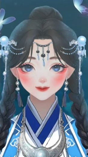 Anime Inspired Ethereal Princess Makeup 🦋👑 #makeup #viral | artistry aura