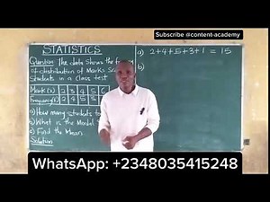 Statistics: Mean, Median, Variance & Standard Deviation (step by step)