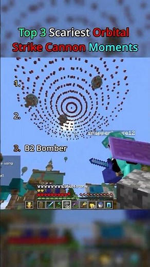 Top 3 Scariest Orbital Strike Cannon Moments #unstablesmp #wemmbu #unstableclips